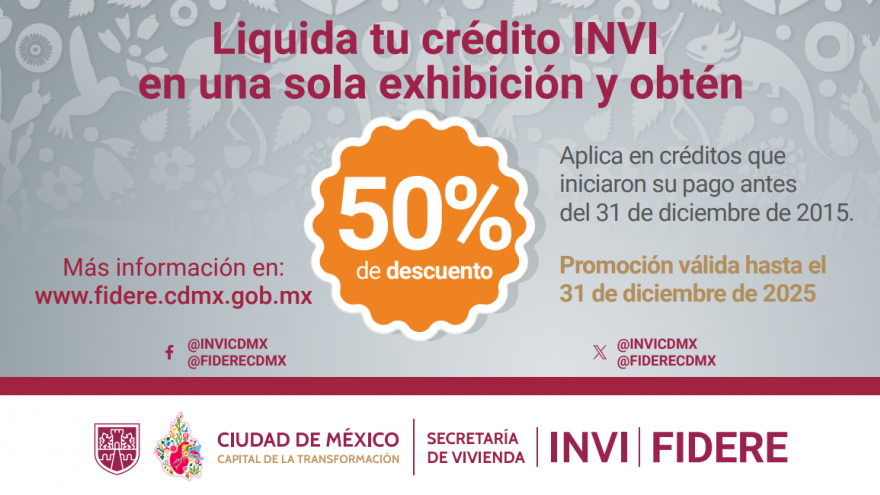50% de descuento